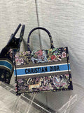 Dior Medium Book Tote M1296 Embroidery M20G3
