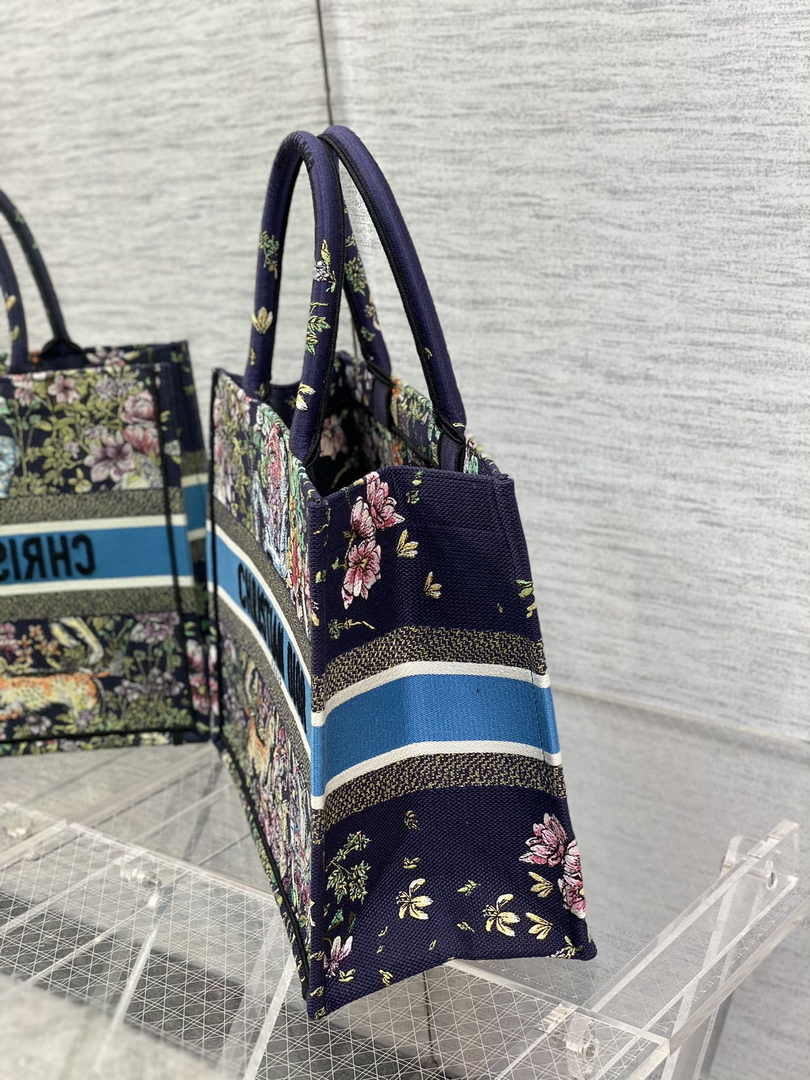 Dior Medium Book Tote M1296 Embroidery M20G3