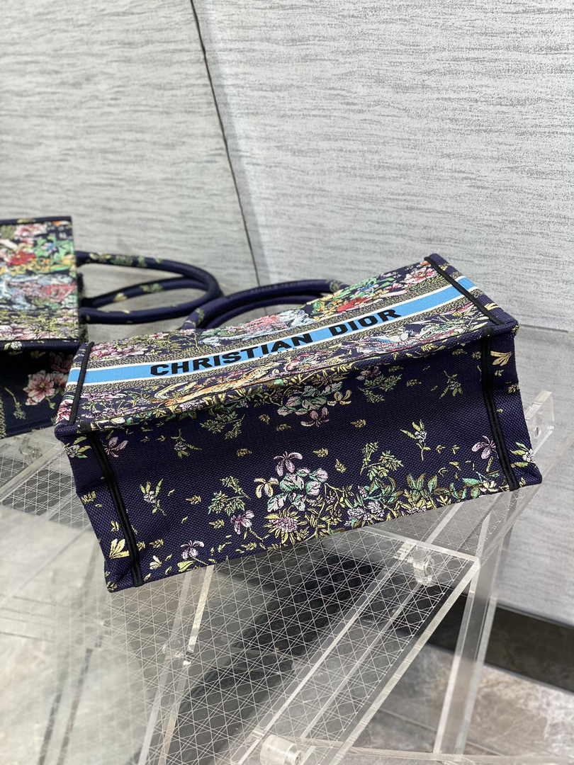Dior Medium Book Tote M1296 Embroidery M20G3