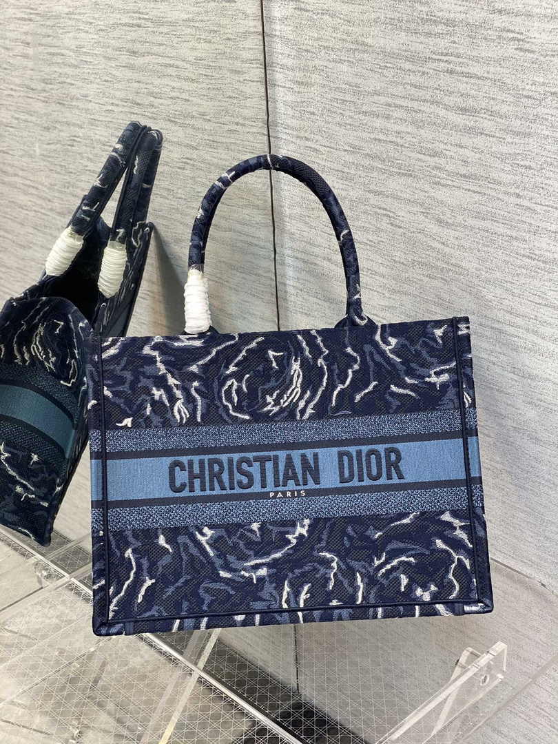 Dior Medium Book Tote M1296 Embroidery M20G4