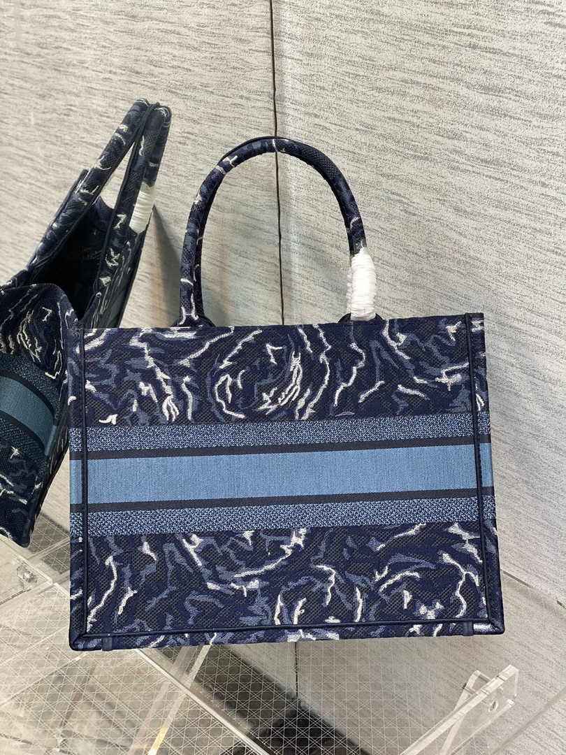 Dior Medium Book Tote M1296 Embroidery M20G4