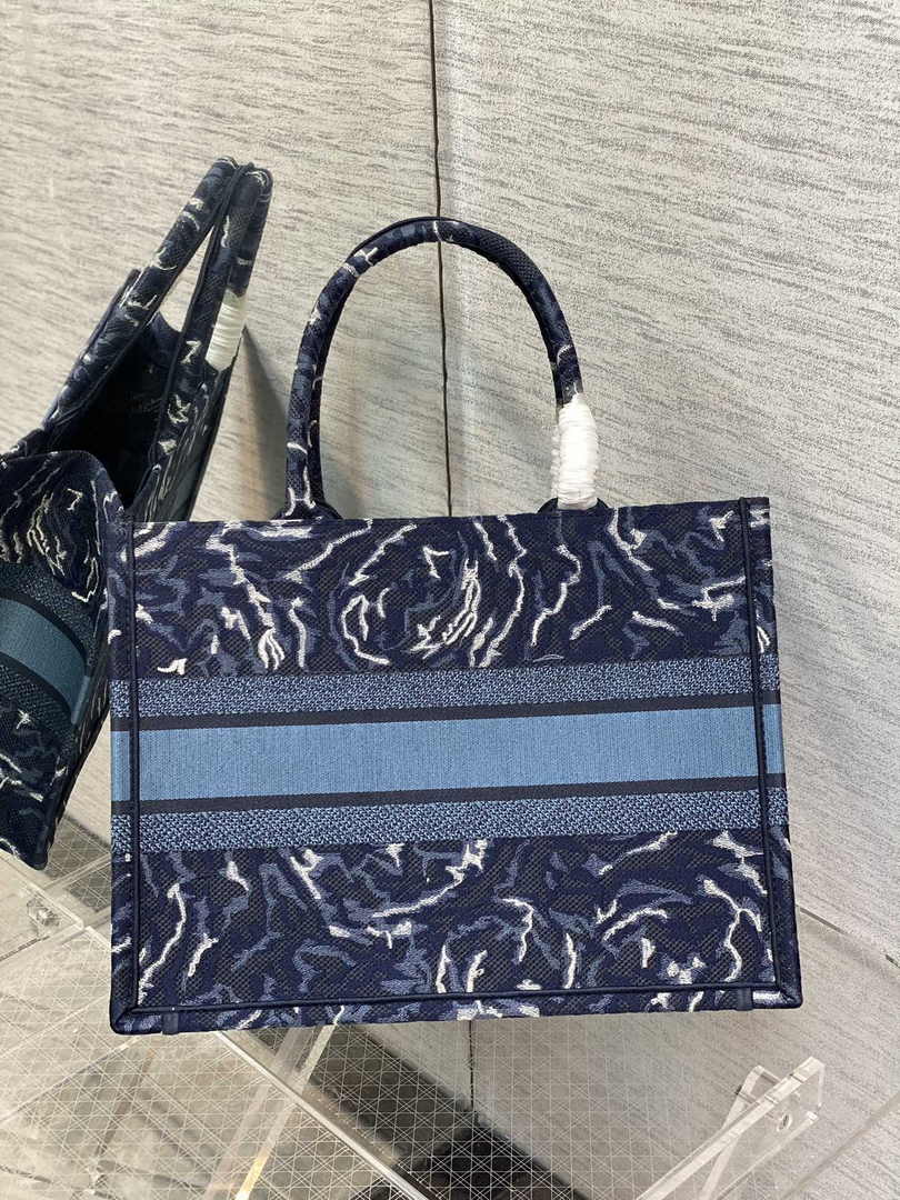 Dior Medium Book Tote M1296 Embroidery M20G4