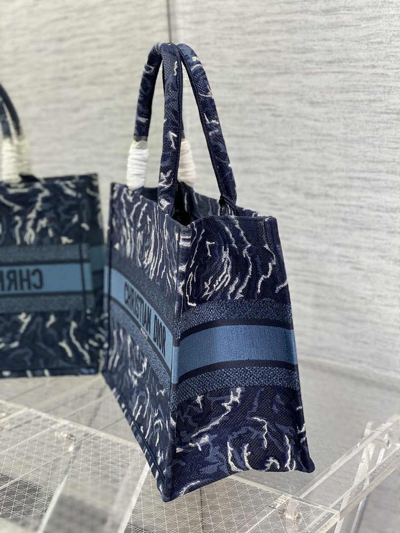 Dior Medium Book Tote M1296 Embroidery M20G4