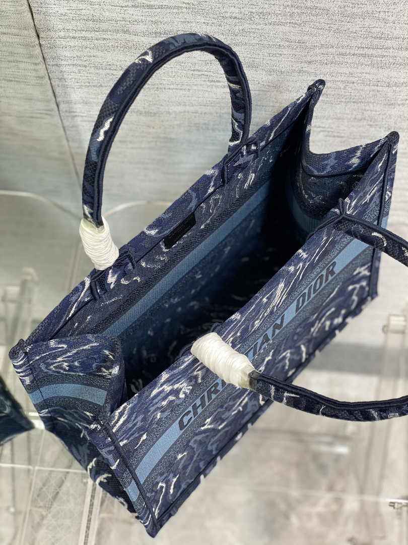 Dior Medium Book Tote M1296 Embroidery M20G4