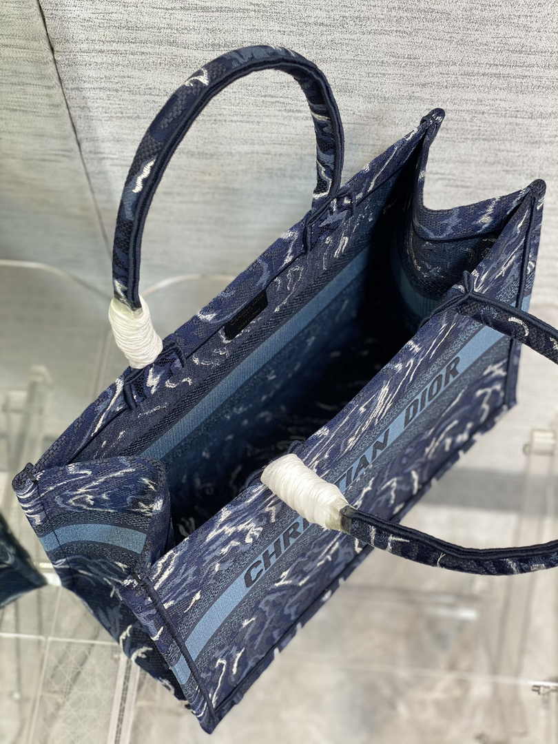 Dior Medium Book Tote M1296 Embroidery M20G4