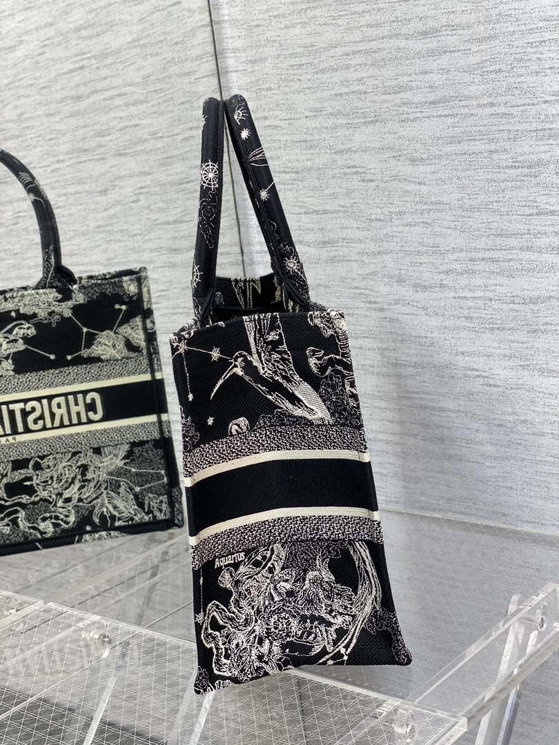 Dior Medium Book Tote M1296 Embroidery M20G7