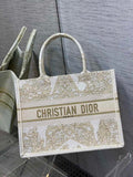 Dior Medium Book Tote M1296 Embroidery M20G8
