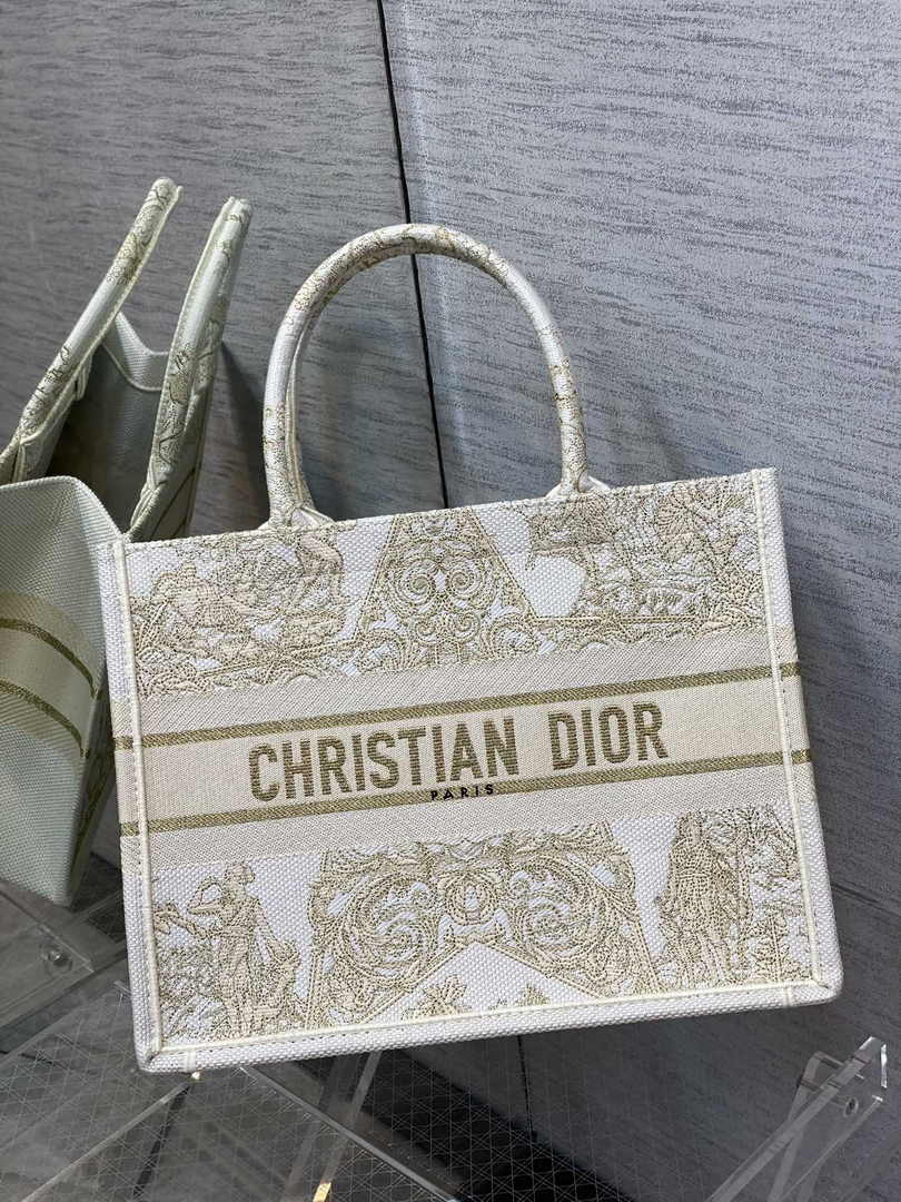 Dior Medium Book Tote M1296 Embroidery M20G8