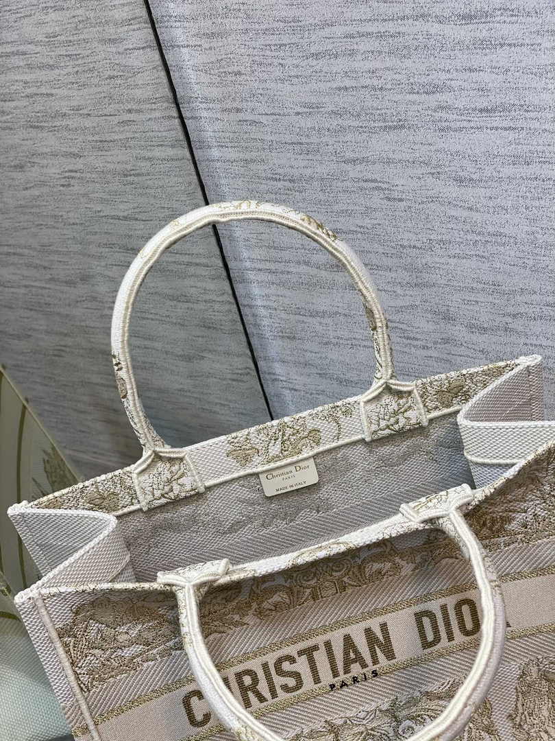 Dior Medium Book Tote M1296 Embroidery M20G8