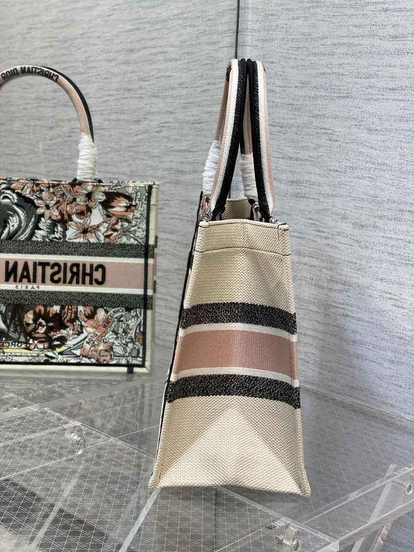 Dior Medium Book Tote M1296 Embroidery M20G9