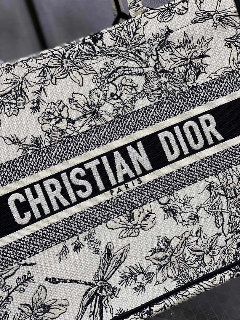 Dior Medium Book Tote M1296 Embroidery M20H0