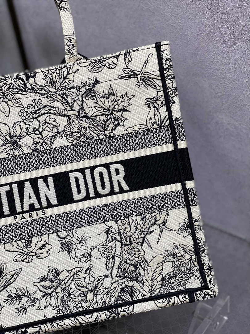 Dior Medium Book Tote M1296 Embroidery M20H0