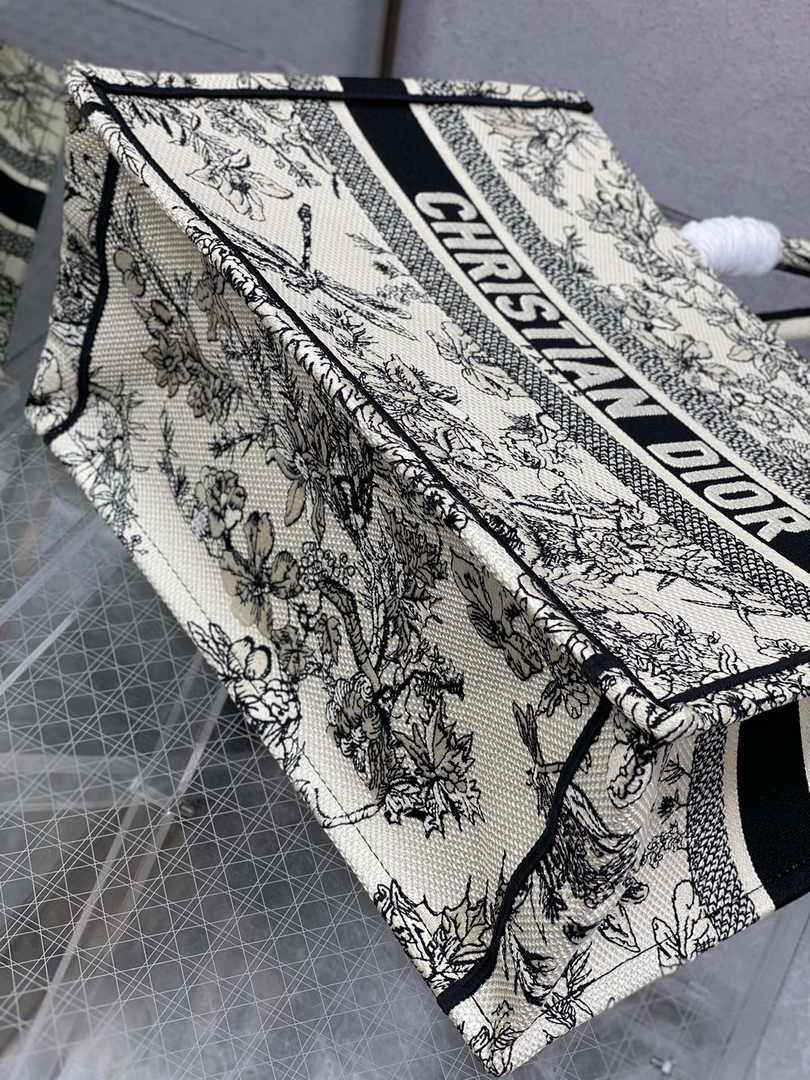 Dior Medium Book Tote M1296 Embroidery M20H0