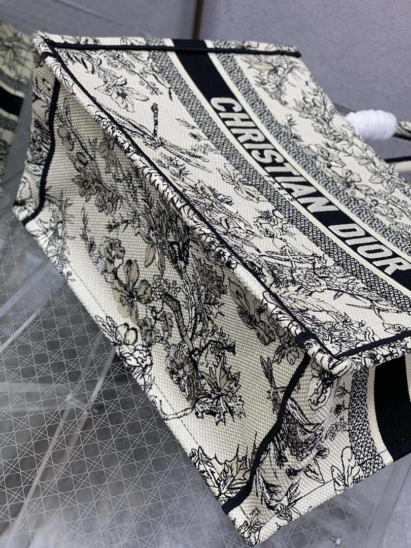 Dior Medium Book Tote M1296 Embroidery M20H0
