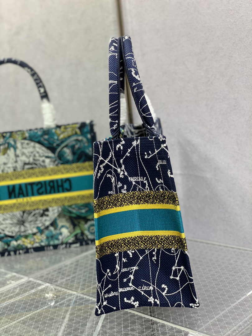 Dior Medium Book Tote M1296 Embroidery M20H1