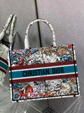 Dior Medium Book Tote M1296 Embroidery M20H2