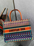 Dior Medium Book Tote M1296 Embroidery M20H3