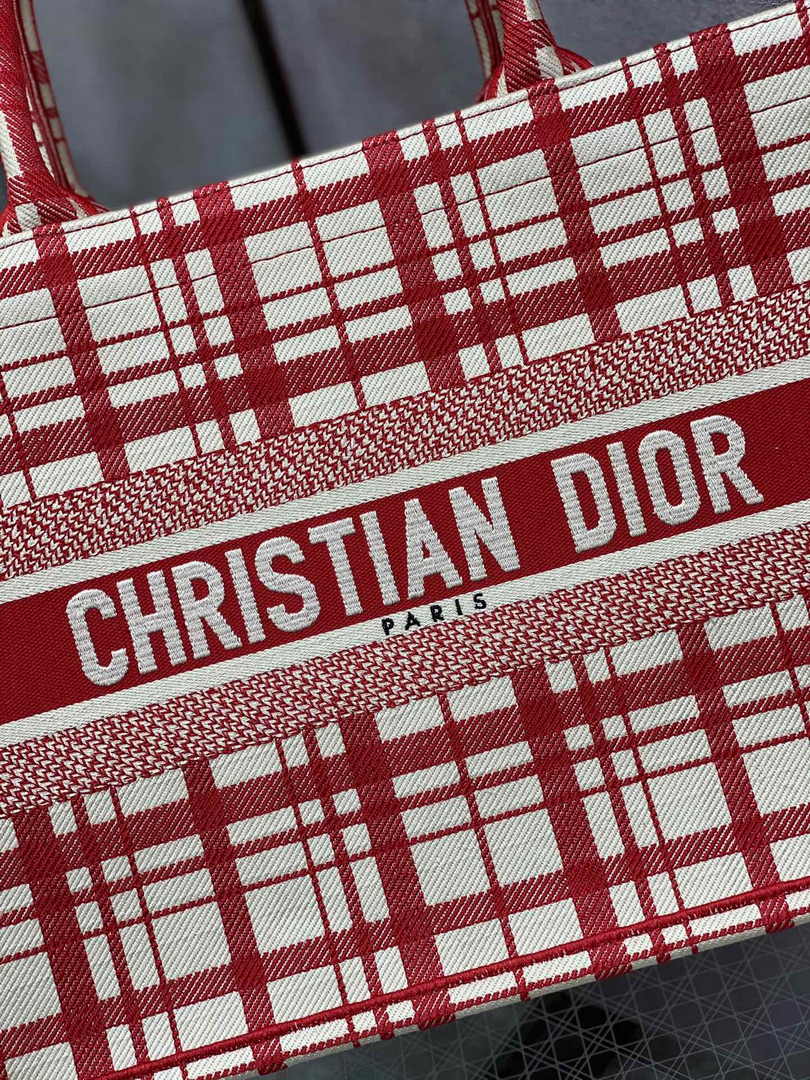 Dior Medium Book Tote M1296 Embroidery M20H7