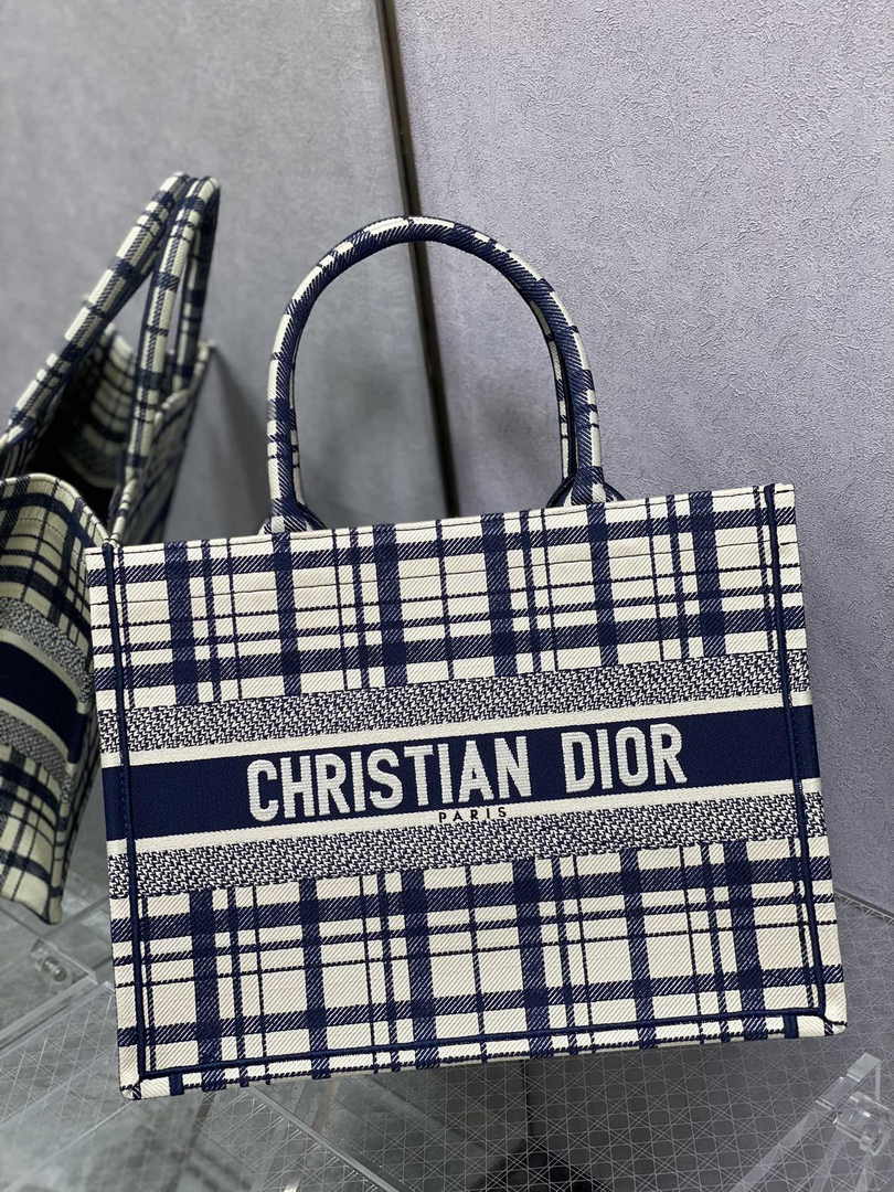 Dior Medium Book Tote M1296 Embroidery M20H8