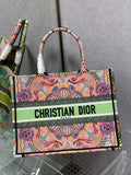 Dior Medium Book Tote M1296 Embroidery M20H5