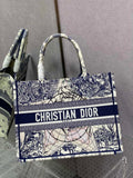Dior Medium Book Tote M1296 Embroidery M20M1
