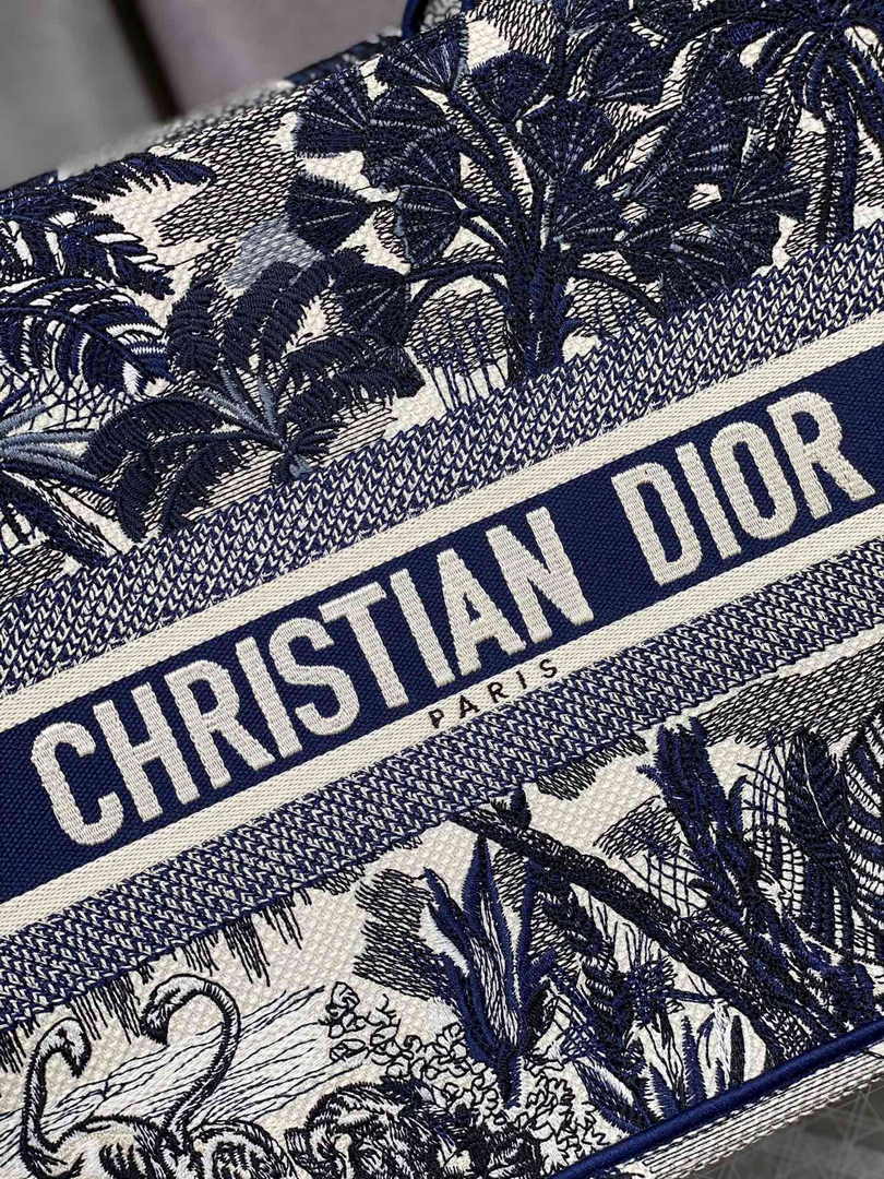 Dior Medium Book Tote M1296 Embroidery M20M2