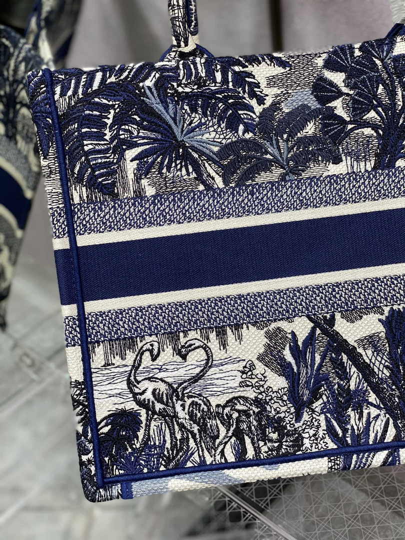 Dior Medium Book Tote M1296 Embroidery M20M2