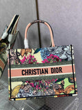 Dior Medium Book Tote M1296 Embroidery M20M4