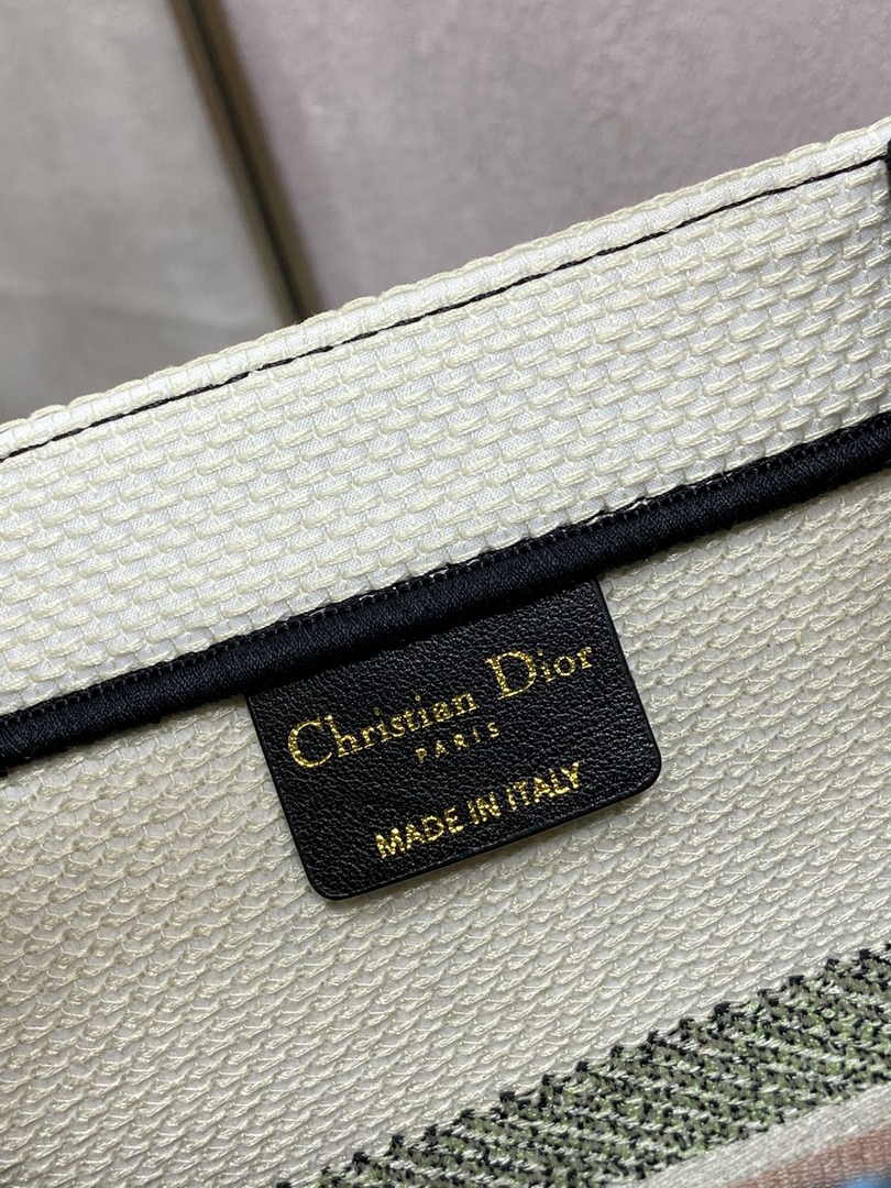Dior Medium Book Tote M1296 Embroidery M20M4