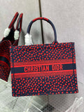 Dior Medium Book Tote M1296 Embroidery M20M5