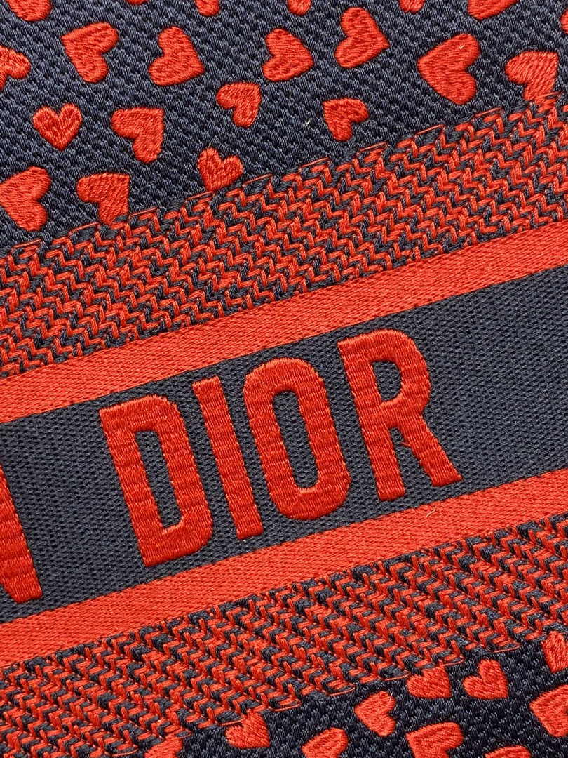 Dior Medium Book Tote M1296 Embroidery M20M5