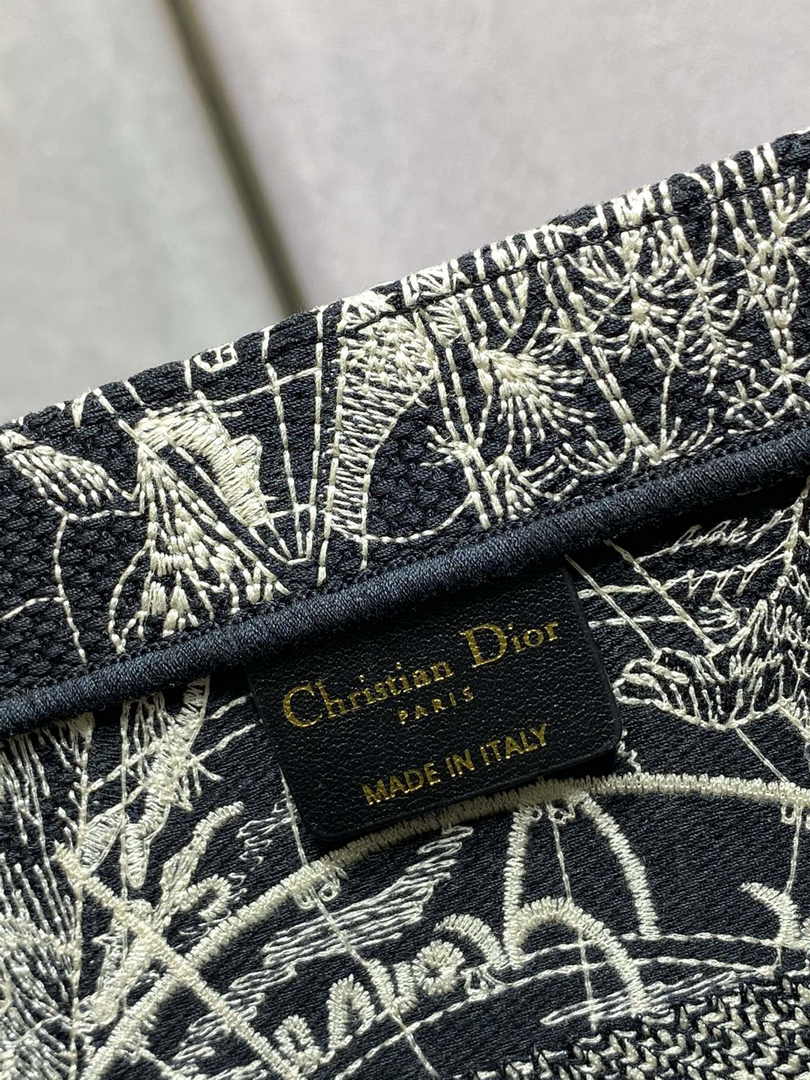 Dior Medium Book Tote M1296 Embroidery M20M3