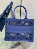 Dior Medium Book Tote M1296 Embroidery M20T2