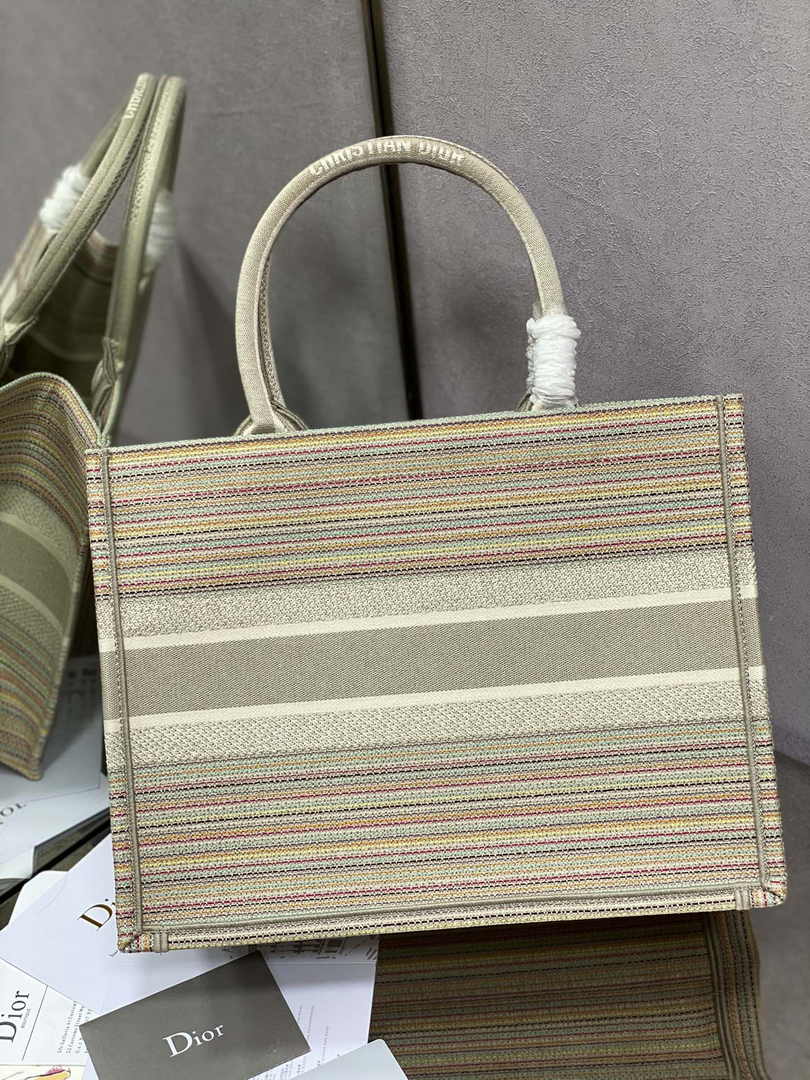 Dior Medium Book Tote M1296 Embroidery M20T4