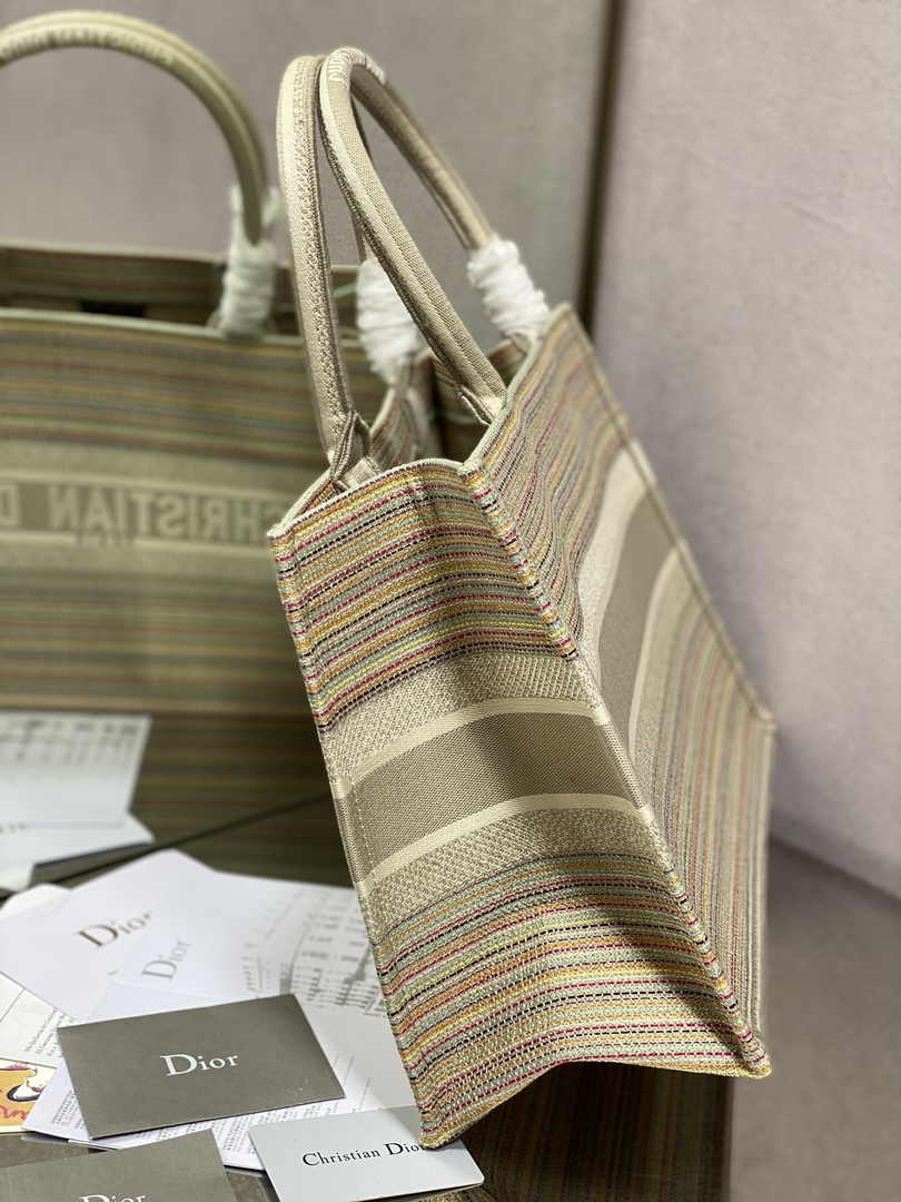 Dior Medium Book Tote M1296 Embroidery M20T4