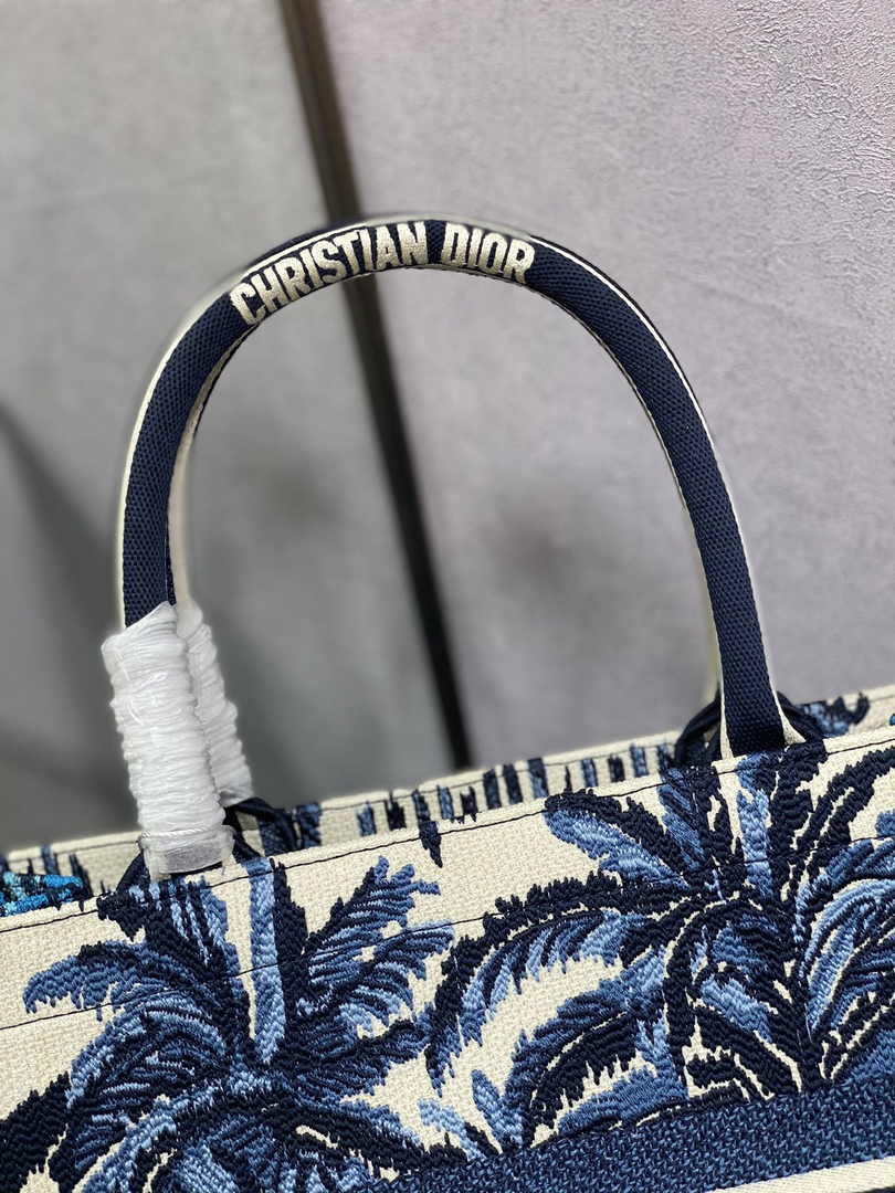 Dior Medium Book Tote M1296 Embroidery M20M8