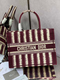 Dior Medium Book Tote M1296 Embroidery M20T5