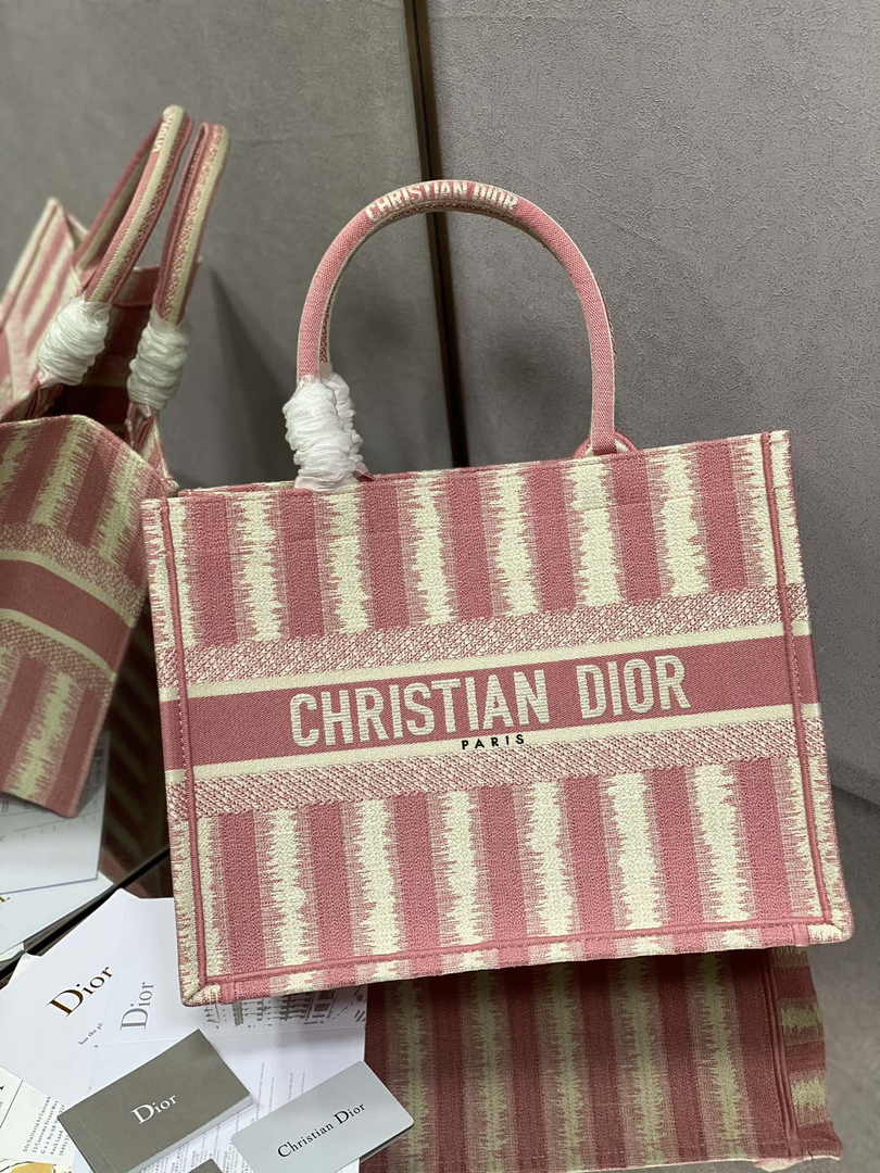 Dior Medium Book Tote M1296 Embroidery M20T6 - Default Title - View 1