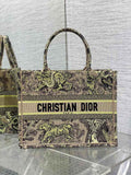 Medium Dior Book Tote M1296 Embroidery M76A