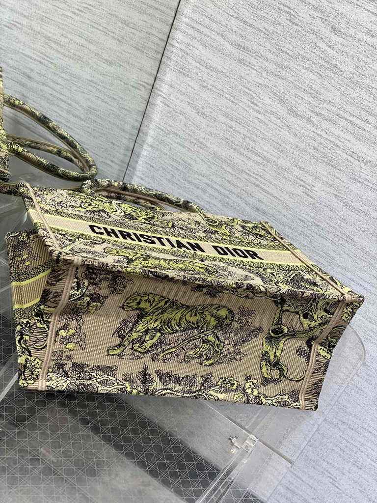 Medium Dior Book Tote M1296 Embroidery M76A
