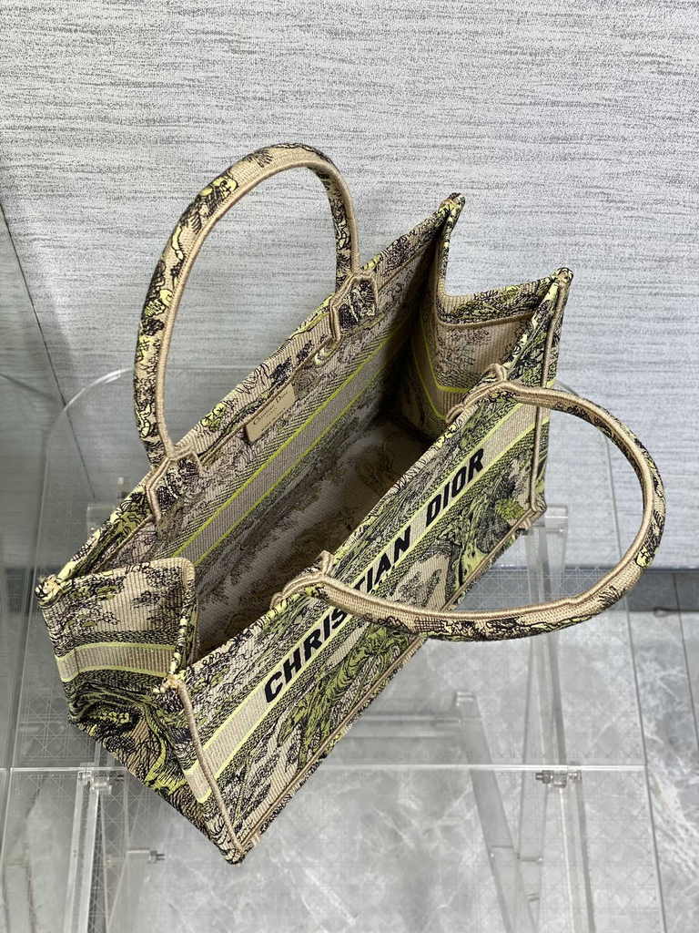 Medium Dior Book Tote M1296 Embroidery M76A - Default Title - View 5