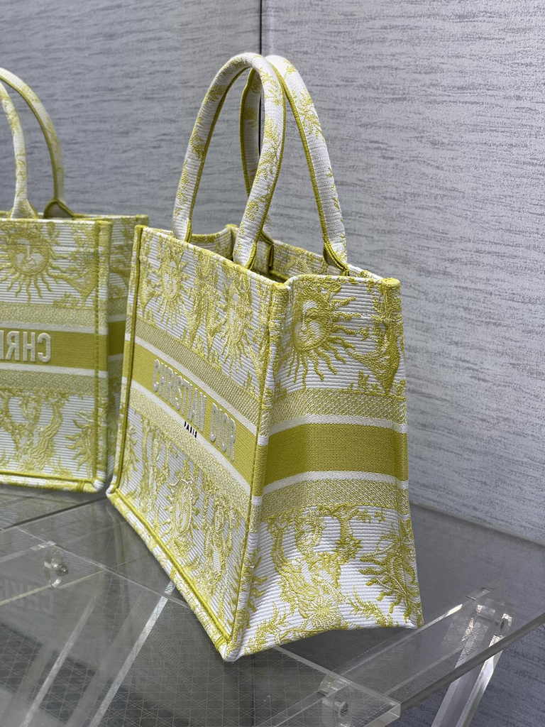 Medium Dior Book Tote M1296 Embroidery M76F