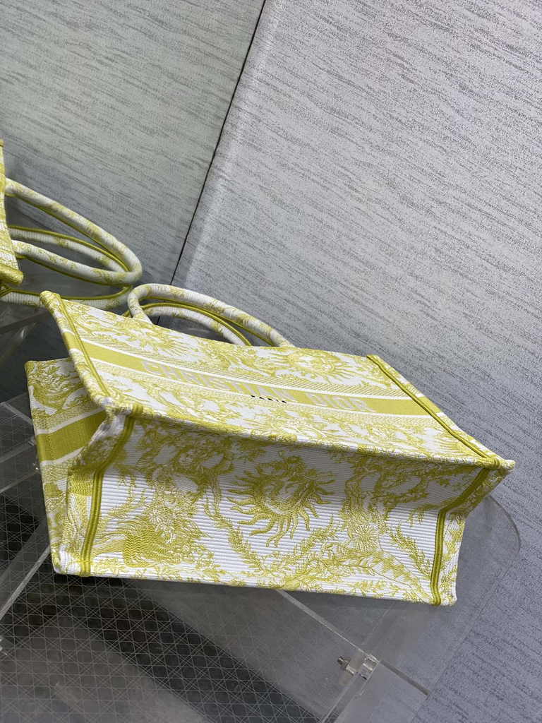 Medium Dior Book Tote M1296 Embroidery M76F