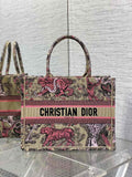 Medium Dior Book Tote M1296 Embroidery M76B