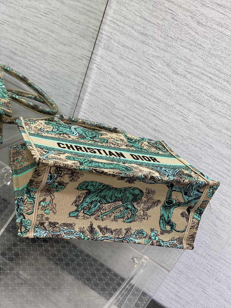 Medium Dior Book Tote M1296 Embroidery M76C