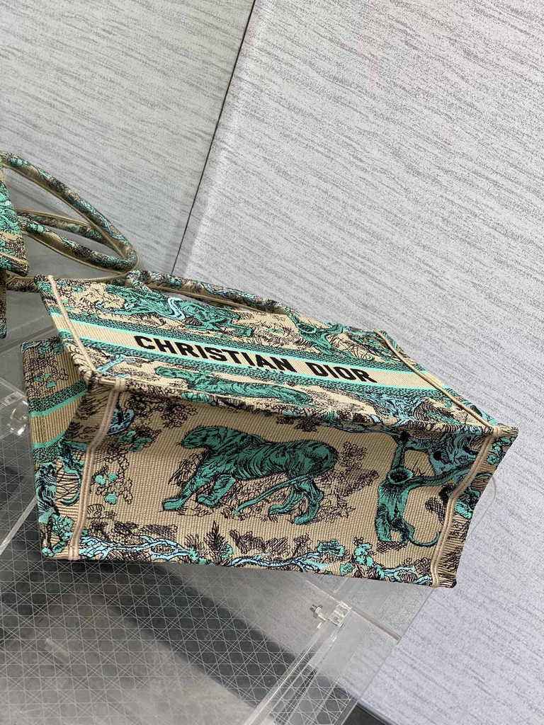 Medium Dior Book Tote M1296 Embroidery M76C
