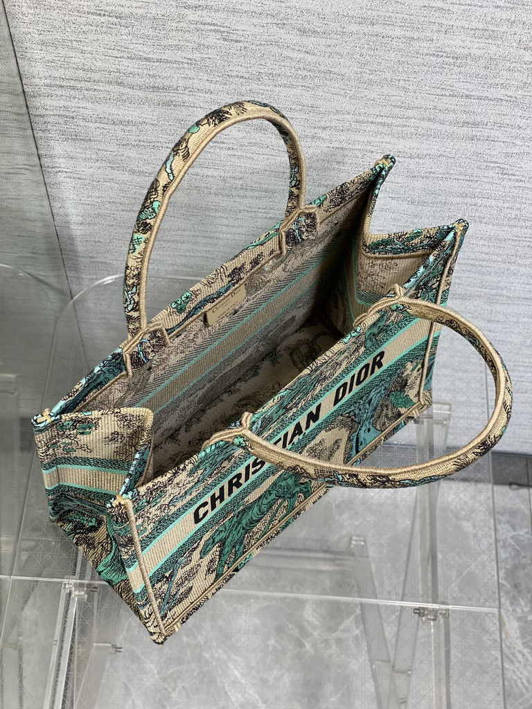 Medium Dior Book Tote M1296 Embroidery M76C