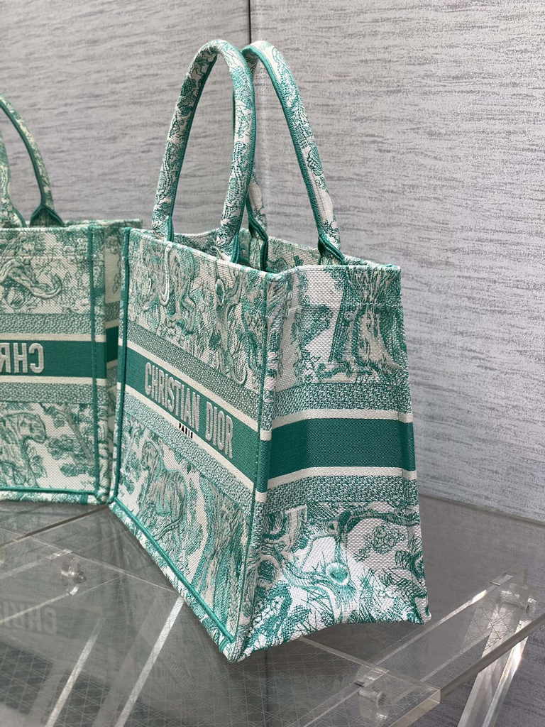 Medium Dior Book Tote M1296 Embroidery M76E