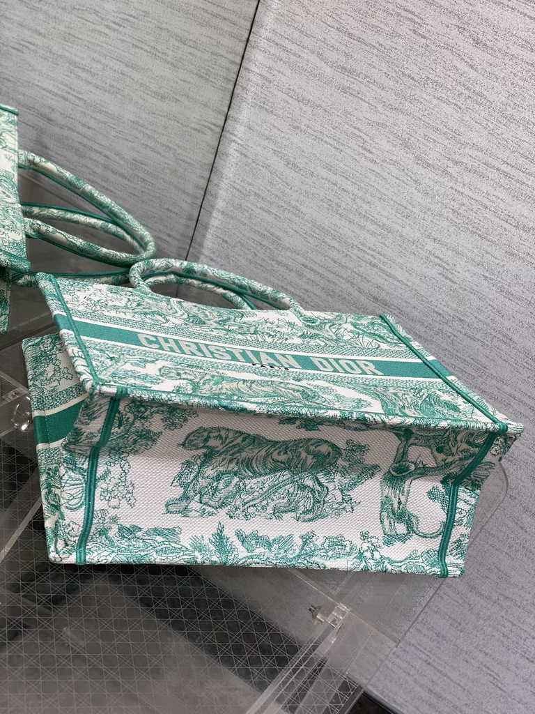 Medium Dior Book Tote M1296 Embroidery M76E