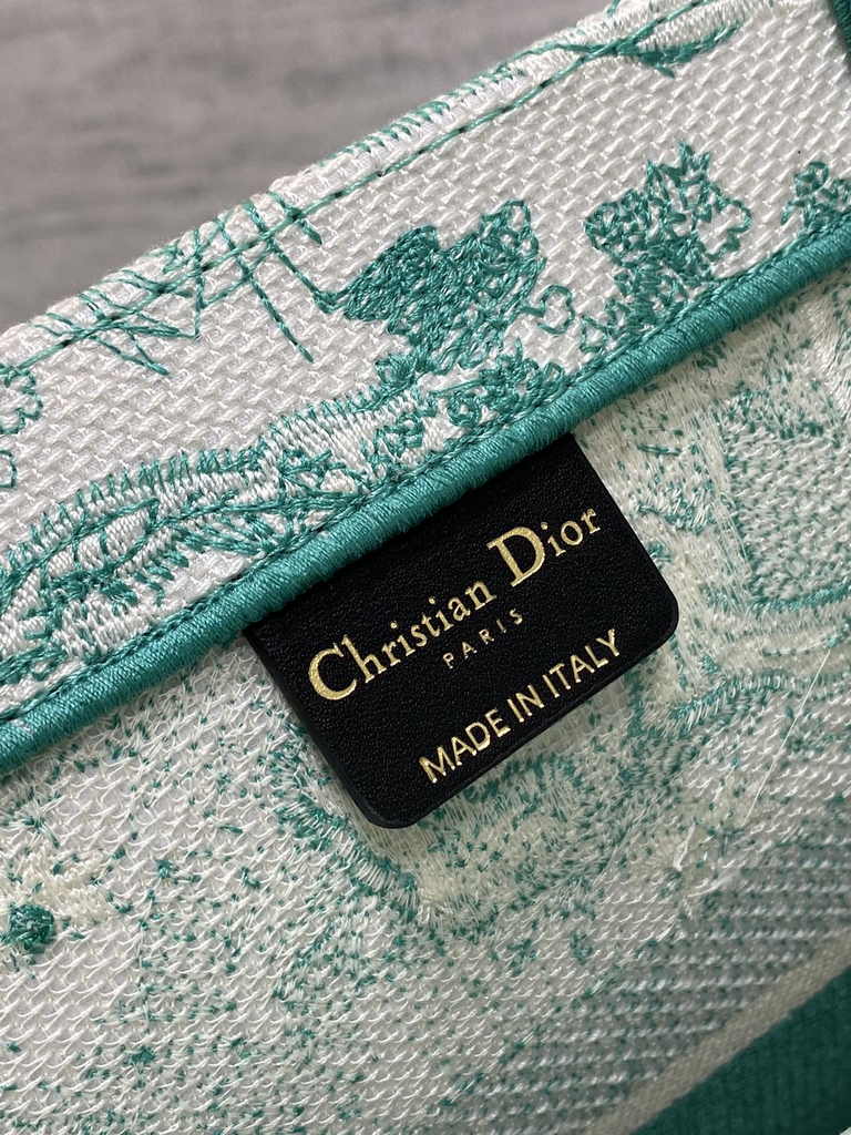 Medium Dior Book Tote M1296 Embroidery M76E